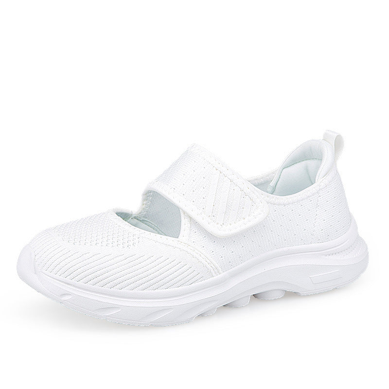 Damen Leichte Komfort-Sneaker mit Klettverschluss