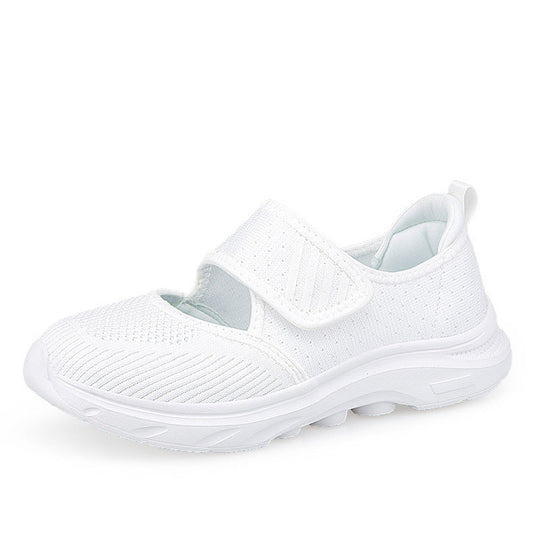 Damen Leichte Komfort-Sneaker mit Klettverschluss
