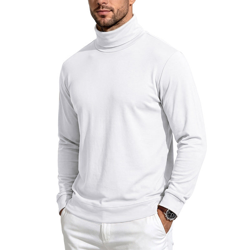 Herren schmal geschnittener Feinstrick-Rollkragenpullover Shop Nory