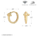 Damen Ohrhänger mit floralem Design aus 925 Sterling Silber Shop Nory