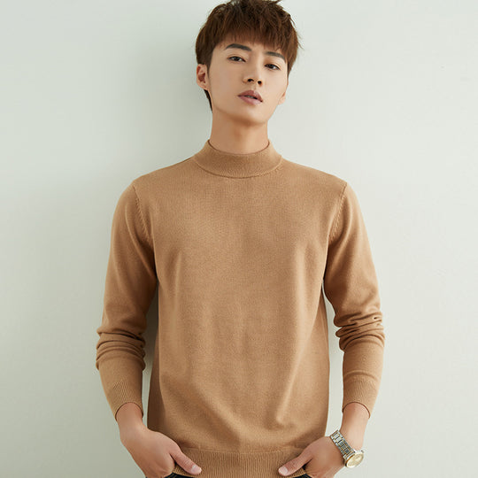 Herren Halbhoher Rollkragenpullover aus Feinstrick mit schmaler Passform Shop Nory