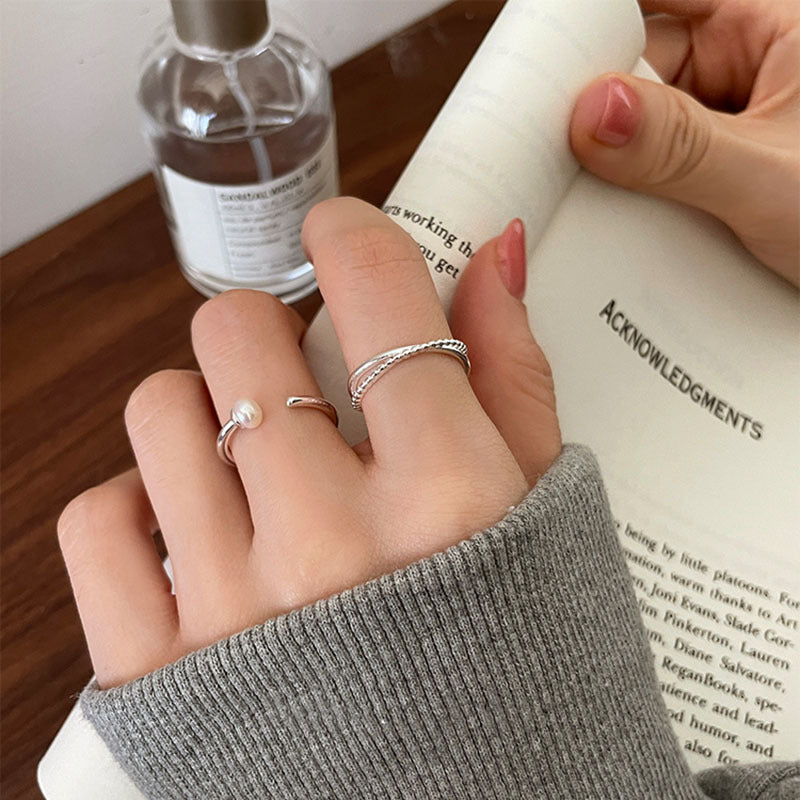 Damen zierlicher und filigraner Ring mit kunstvollem Design Shop Nory