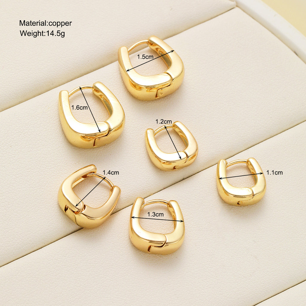 Damen Ohrringe mit modernem, geometrischem Design Shop Nory