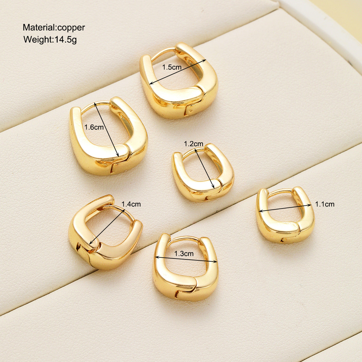 Damen Ohrringe mit modernem, geometrischem Design Shop Nory
