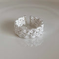 Damen Offener Ring mit filigranem Flechtmuster Shop Nory