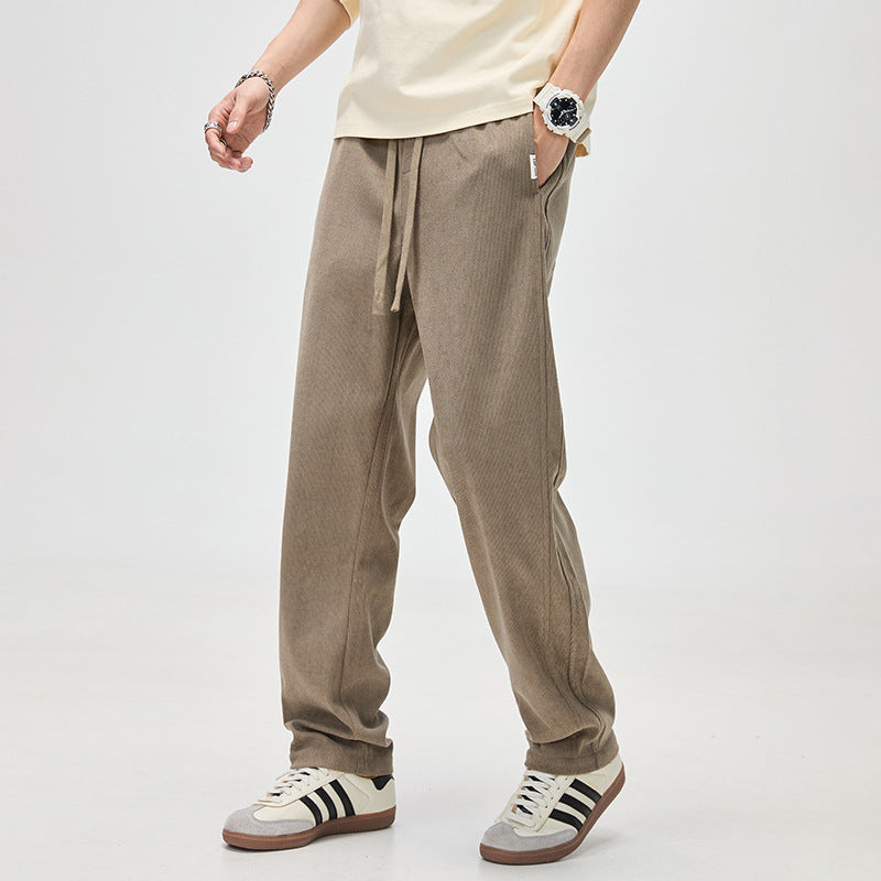 Herren Cordhose mit Kordelzug und geradem Bein Shop Nory