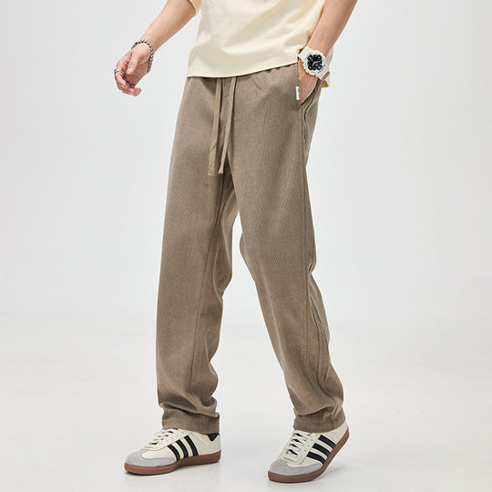 Herren Cordhose mit Kordelzug und geradem Bein Shop Nory