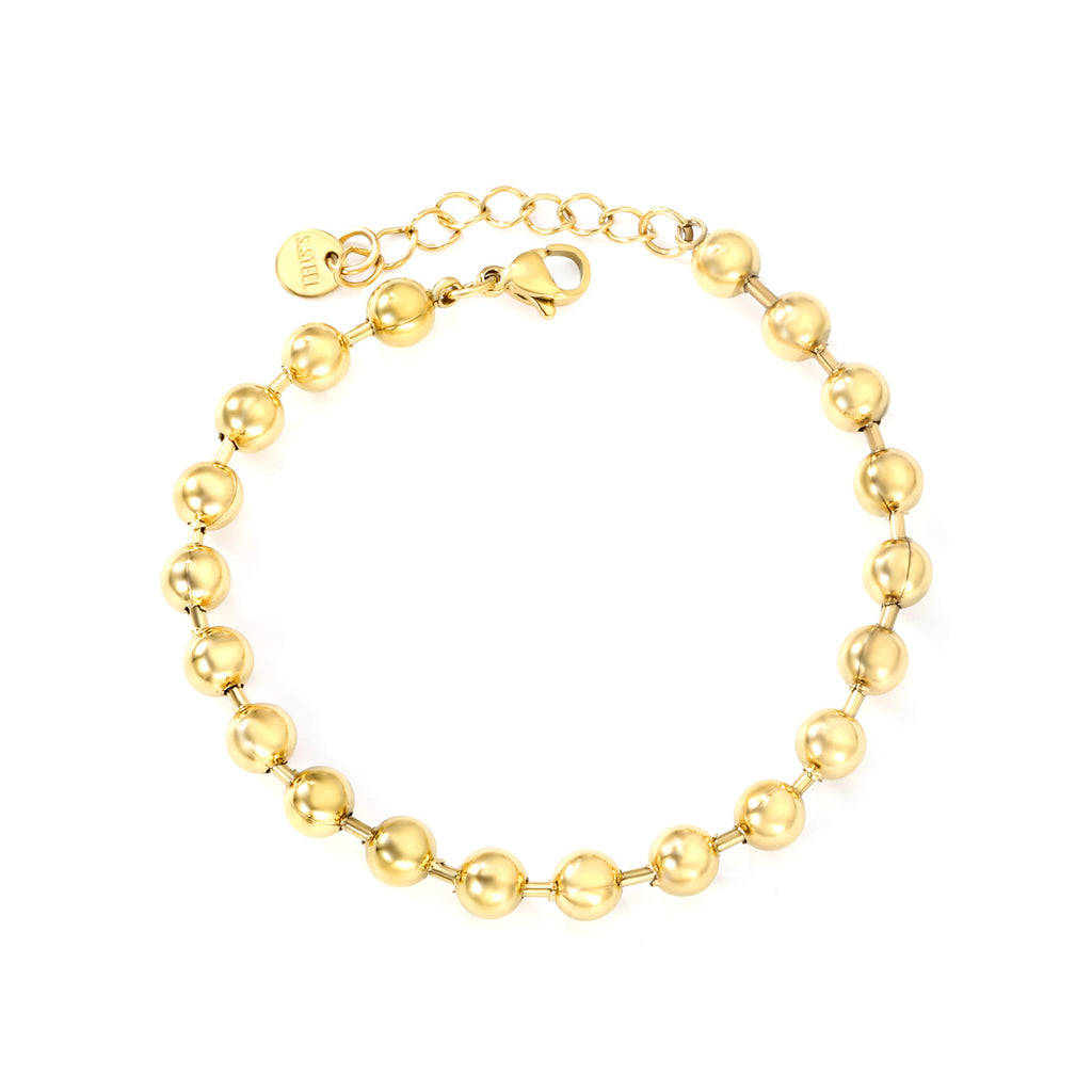 Damen Zart glänzendes Armband mit eleganten Kugel-Design Shop Nory