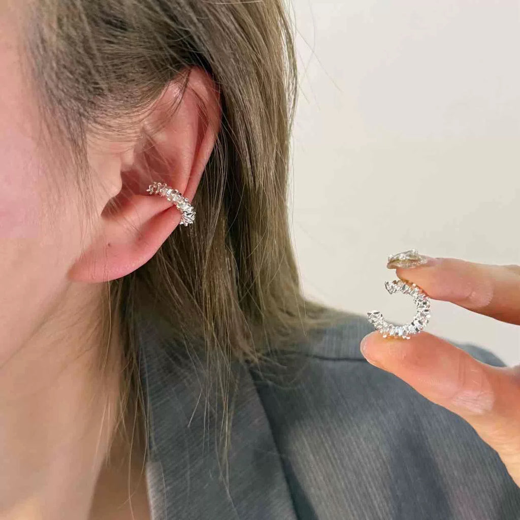Damen Ohrstecker mit funkelndem Kristallverzierung Shop Nory
