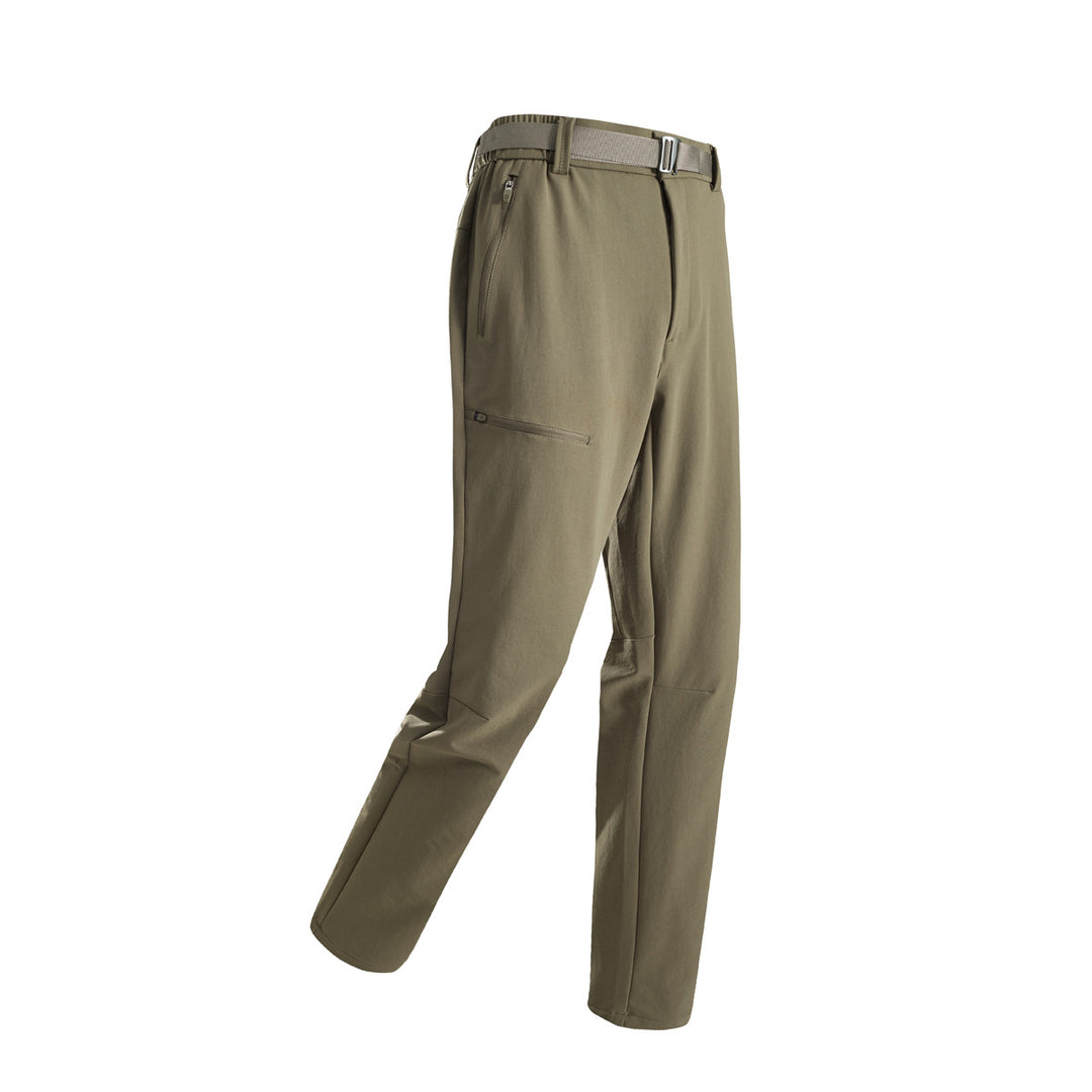 Herren Softshell-Trekkinghose mit Stretch, wasserabweisenden Reißverschlusstaschen und verstellbarem Bund Shop Nory