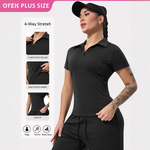 Damen Tailliertes Funktions-Polo mit Stretchjersey und Performance-Atmungsaktivität Shopy Nory