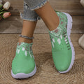 Damen moderne Slip-On Sneakers mit atmungsaktivem Stretch-Obermaterial