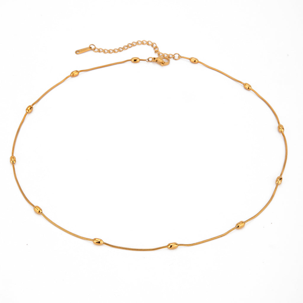 Damen Halskette mit einzigartigem goldenen Design und hypoallergenen Eigenschaften Shop Nory