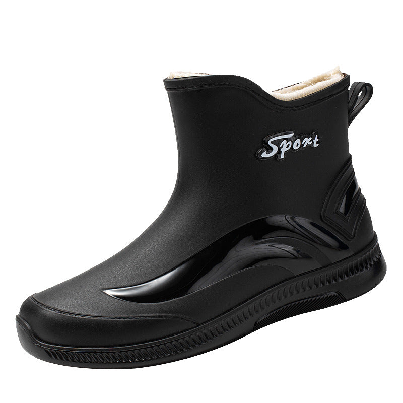 Herren Wasserdichte Kurzschaft Gummi-AnklShop Noryoots mit rutschfester Profilsohle und Pull-Tab Shop Nory