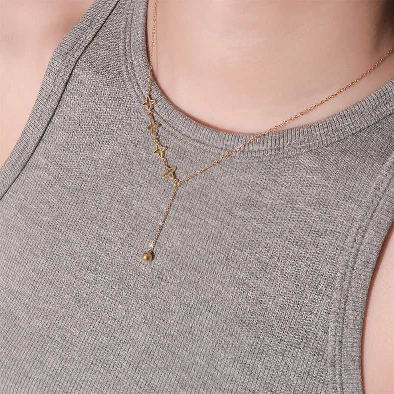 Damen Star Motif Geschichtete Halskette Shop Nory