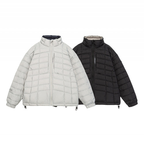 Unisex Kurze Boxy-Isolationsjacke mit leichter Thermowattierung, hohem Stehkragen und Kordelzugsaum Shop Nory
