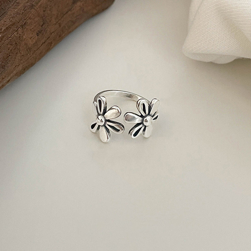 Damenring im floralen Design mit doppeltgliedrigem Ansatz Shop Nory