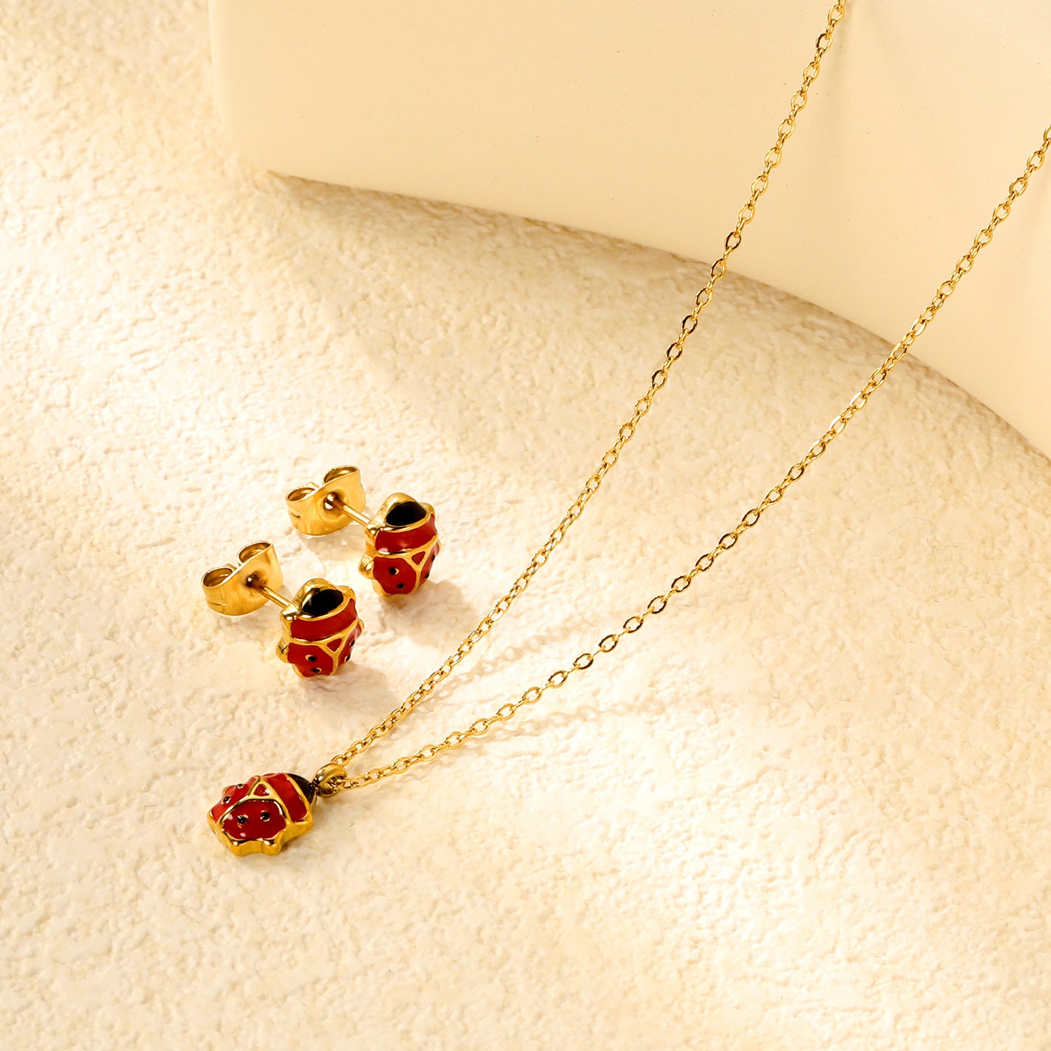 Damen Schmuckset mit Schildkrötenanhänger und passenden Ohrringen Shop Nory