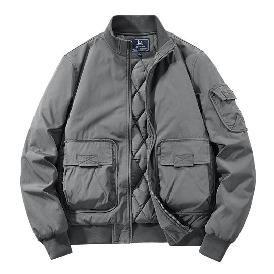 Herren Modische Bomberjacke mit zahlreichen Taschen Shop Nory