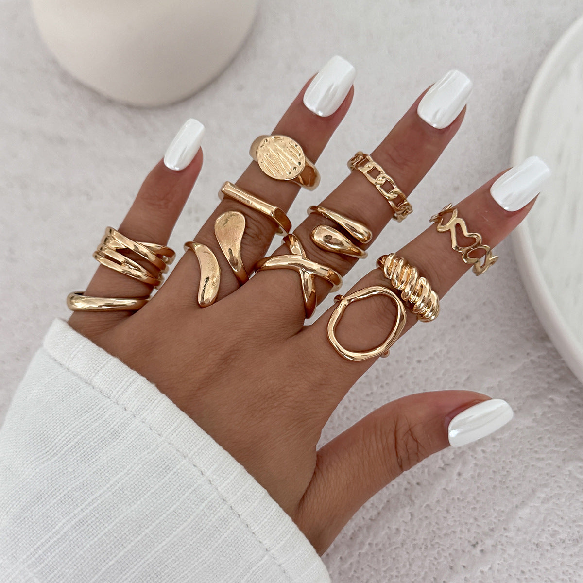Damen modische Ringe Shop Nory