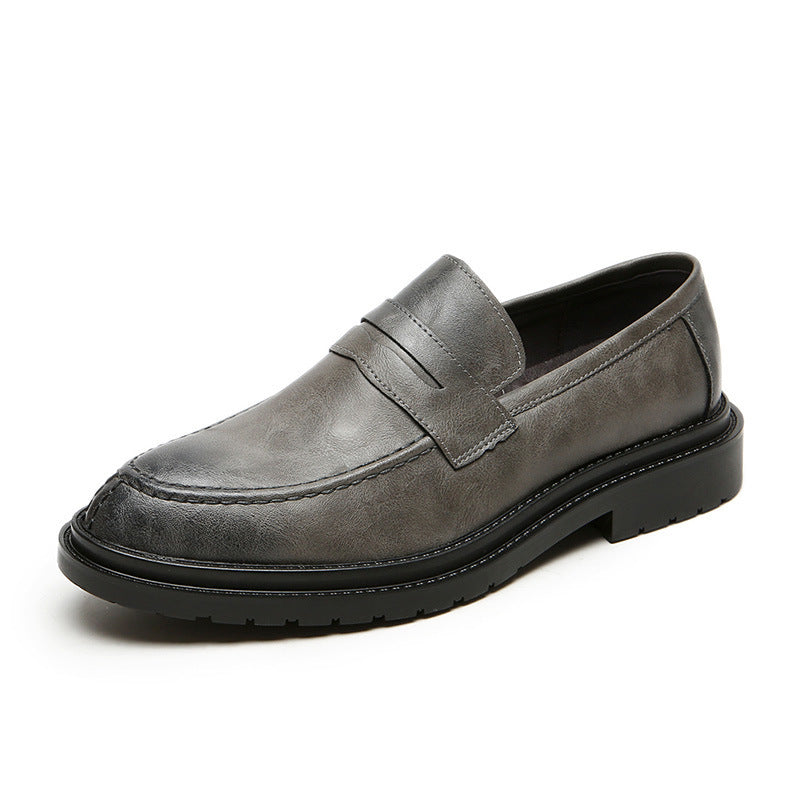 Damen Lederslipper mit rutschfester Profilsohle und eleganter Applikation