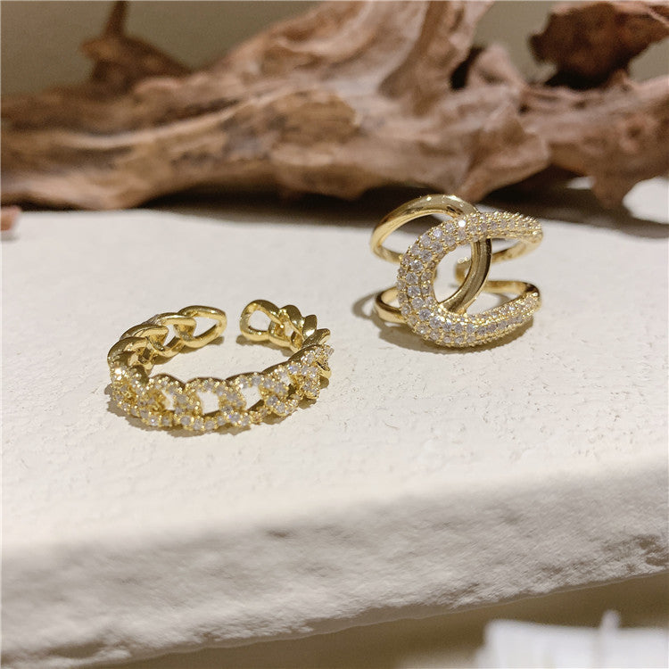 Damen Schmuckring mit funkelndem Zirkonia Shop Nory
