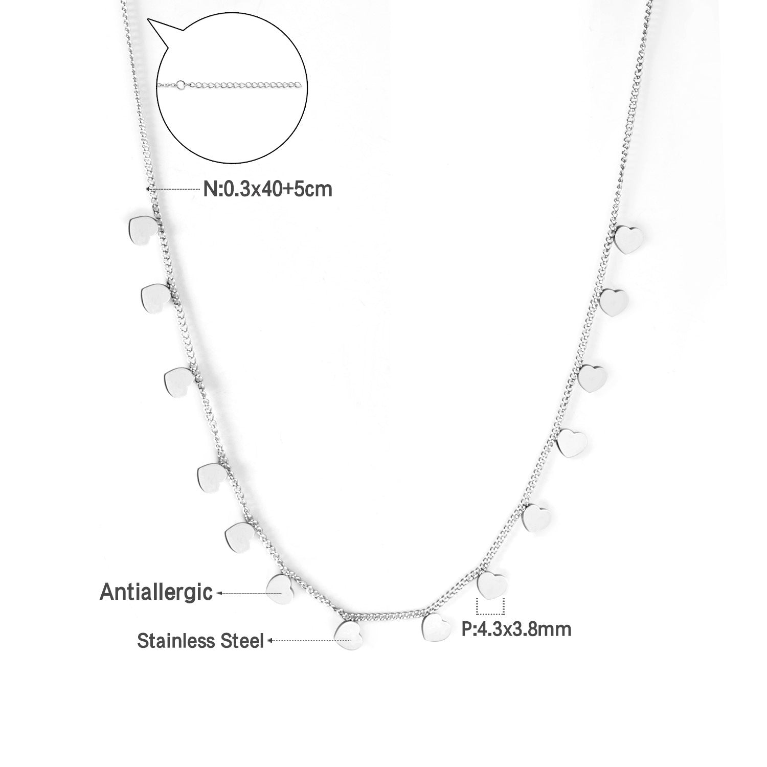 Damen elegante Goldplattierte Halskette mit geometrischen Anhängern Shop Nory