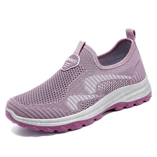 Herren nan elastischer Strick-Slip-On Trekking-Sneaker mit griffiger Profilsohle und ergonomischer Dämpfungssohle Shop Nory