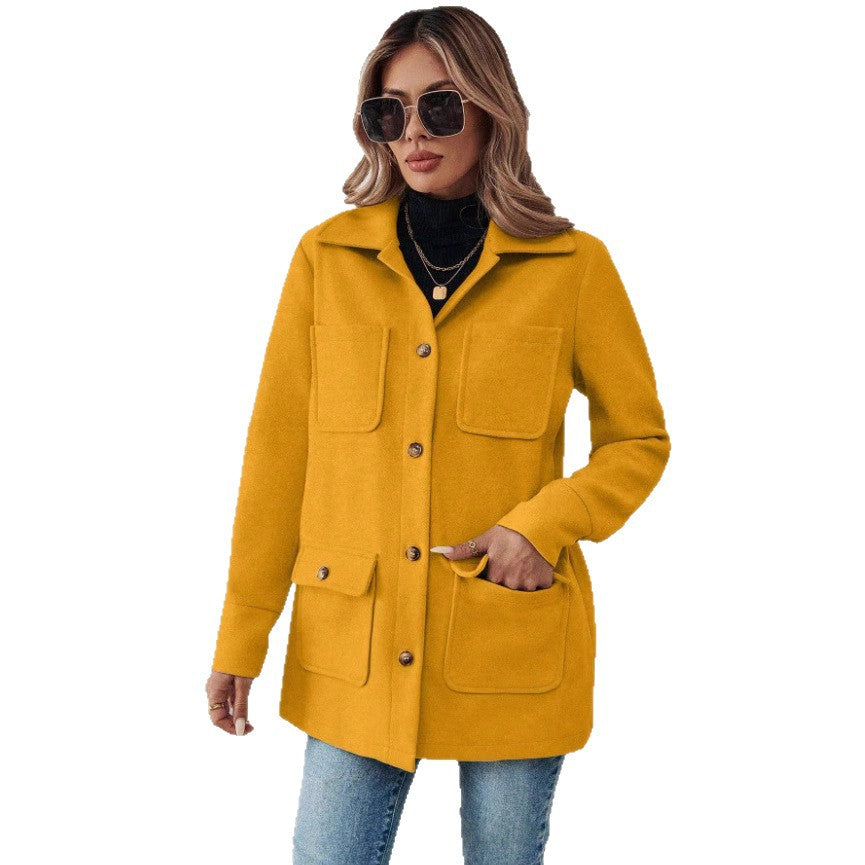 Damen Modische Utility-Jacke