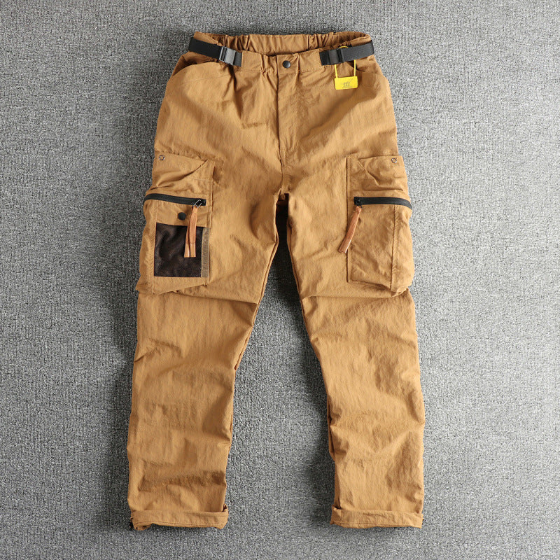 Herren Cargo-Hose mit multifunktionalen Taschen und verstellbarem Bund