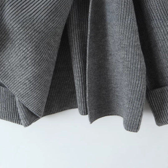 Damen Oversized Rollkragen‑Strickpullover mit Rippstruktur Shop Nory