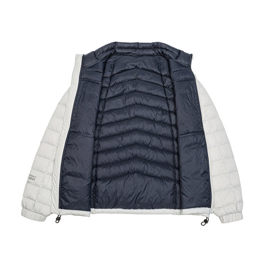 Unisex Kurze Boxy-Isolationsjacke mit leichter Thermowattierung, hohem Stehkragen und Kordelzugsaum Shop Nory