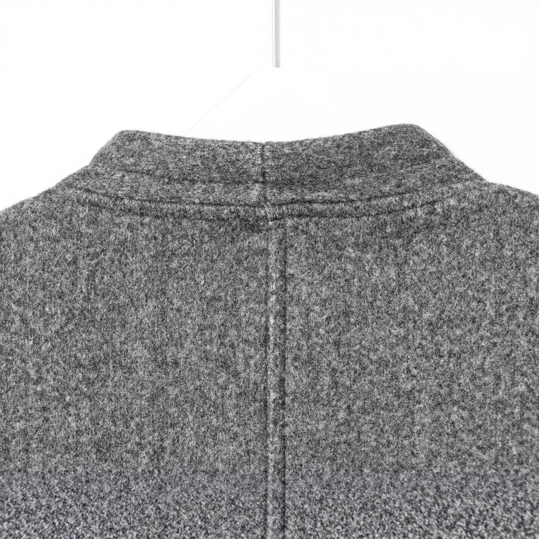 Damen Kurzjacke aus Wollmix mit Rundhals und Zierknopfleiste Shop Nory
