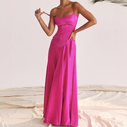 Damen Elegantes Abendkleid mit tailliertem Schnitt und schwingendem Rock