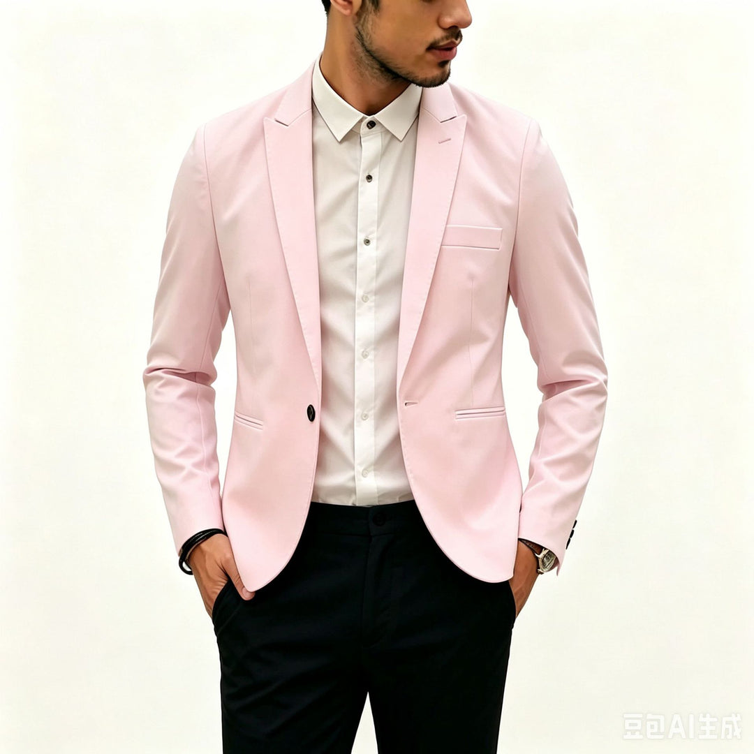 Herren Zweiteiliges Slim‑Fit Anzugset mit schmalem Revers und Stretchgewebe Shop Nory