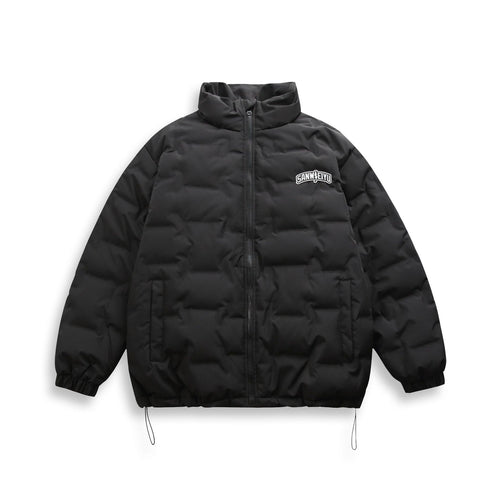 Unisex Kurz geschnittene minimalistische Thermo‑Pufferjacke mit hohem Stehkragen Shop Nory