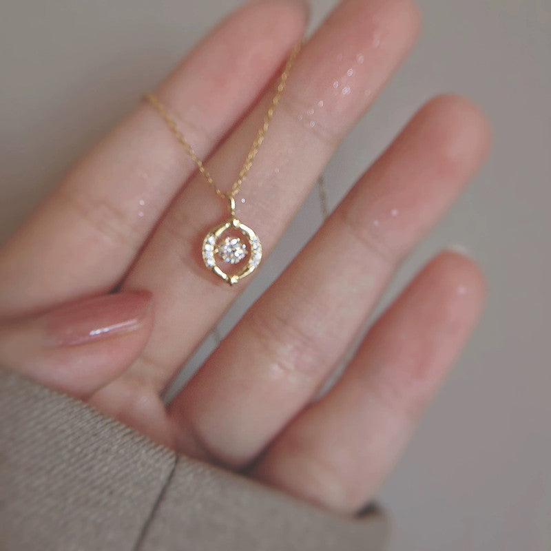Damen zarte Halskette mit filigranem Anhänger Shop Nory