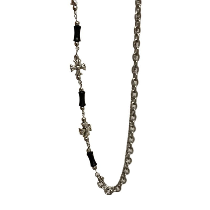 Damen modische Kette mit filigranem Blumen-Design und eleganten Zierelementen Shop Nory