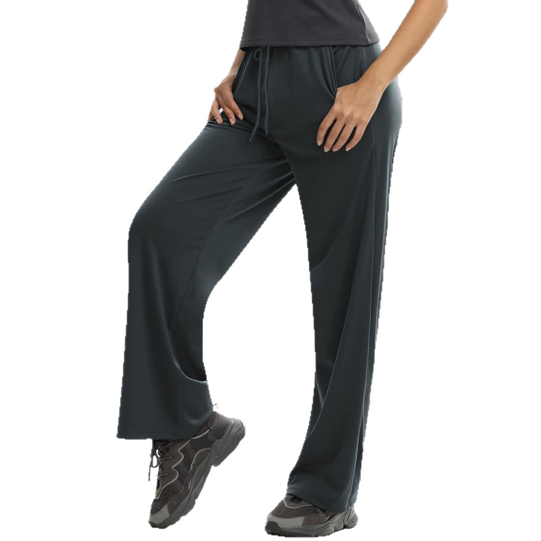 Damen Weit geschnittene Lounge-Jogginghose aus Soft-Jersey mit Kordelzug und Seitentaschen Shopy Nory