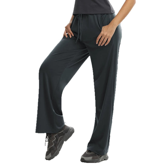 Damen Weit geschnittene Lounge-Jogginghose aus Soft-Jersey mit Kordelzug und Seitentaschen Shopy Nory