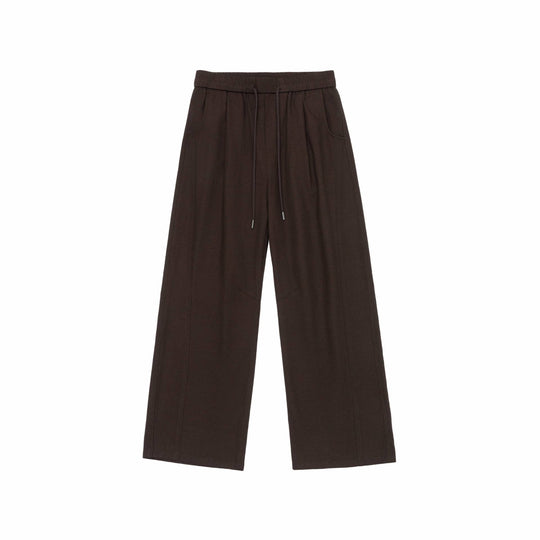 Damen Weite Culotte-Hose aus Baumwollmix mit elastischem Bund und Tunnelzug Shop Nory