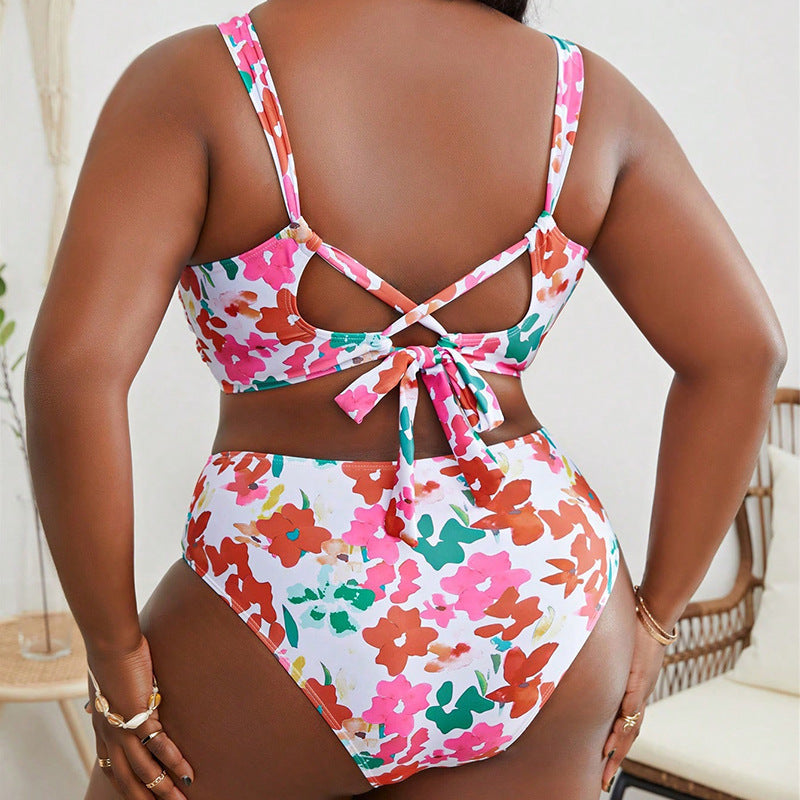 Damen Modische Bikini-Set mit sportlichem Oberteil