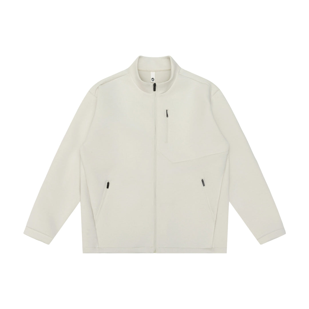 Unisex Minimalistische Kurzjacke mit Stehkragen und funktionalen Reißverschlusstaschen Shop Nory