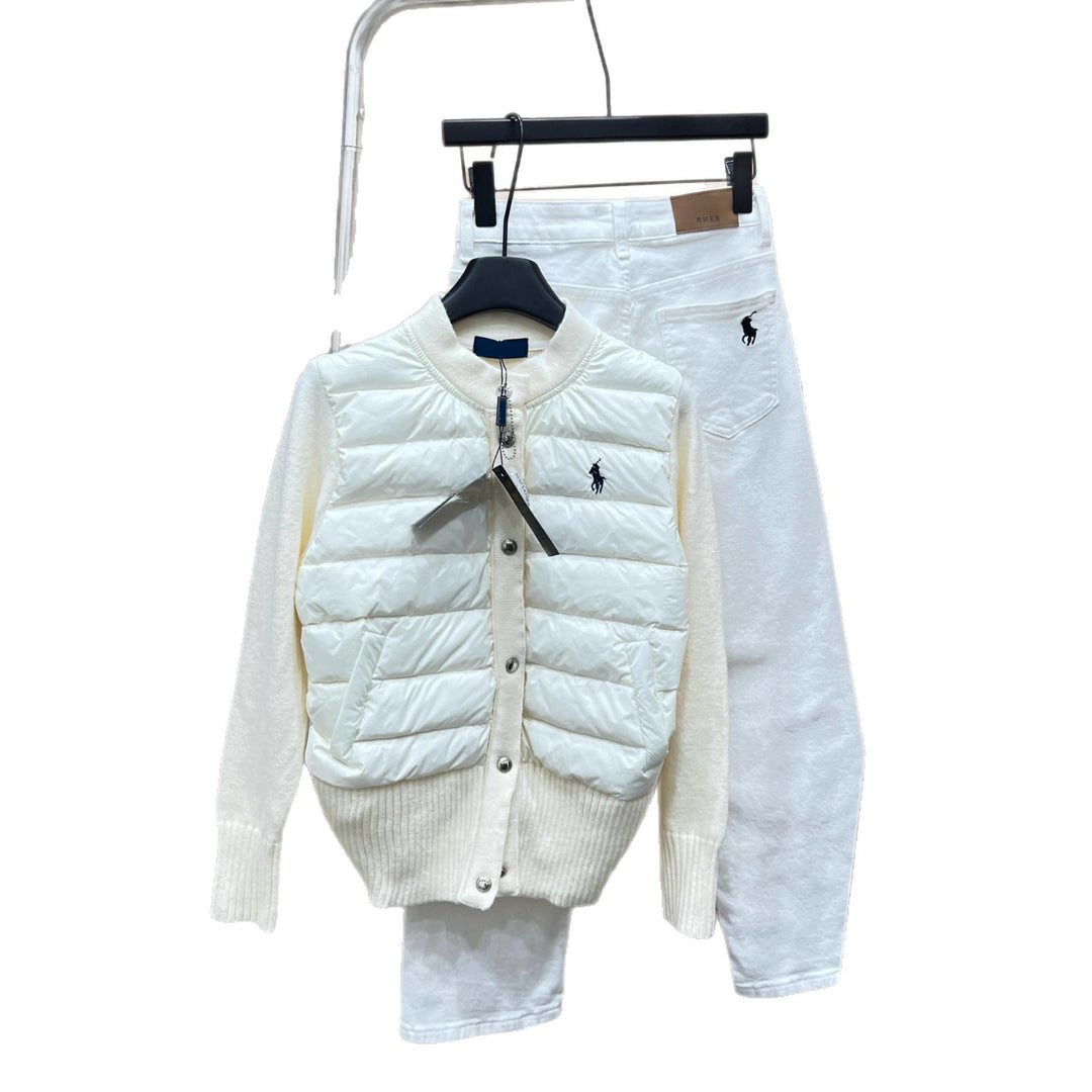 Damen Leichte gesteppte Weste Shop Nory