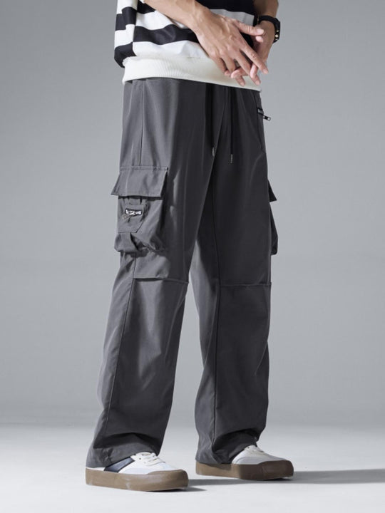 Herren Cargo-Jogginghose mit Multifachtaschen und Kordelzugbund Shop Nory