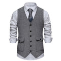 Herren elegante gesteppte Weste