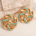 Damen Ohrclips im eleganten, blumigen Design Shop Nory