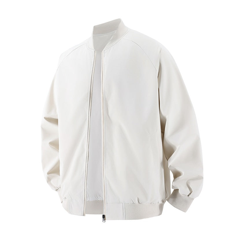 Herren Modische Bomberjacke mit elastischen Bündchen Shop Nory