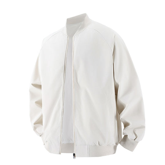 Herren Modische Bomberjacke mit elastischen Bündchen Shop Nory