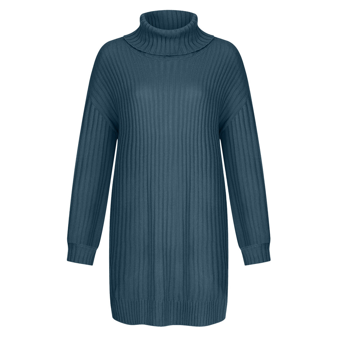 Damen Gerippter Rollkragen-Tunika mit kastigem Oversize-Schnitt Shop Nory